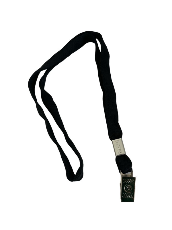 MAPİ SİYAH KLİPSLİ-POLYESTER DOKUMA ASKI YAKA KARTI İPİ 50'Lİ *20