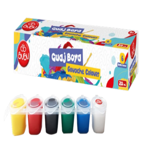 BUBU-GUA002 GUAJ BOYA 6 RENK 20 ML* 48
