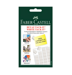 FABER CASTELL TACK-IT BEYAZ 50 GR 25'Lİ *6