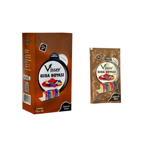 VİSSER  GIDA BOYASI KAHVE TOZ 12'Li*24
