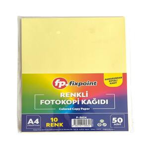FİXPOİNT P-5624 RENKLİ  A4 FOTOKOPİ KAĞIDI 50'Lİ*120