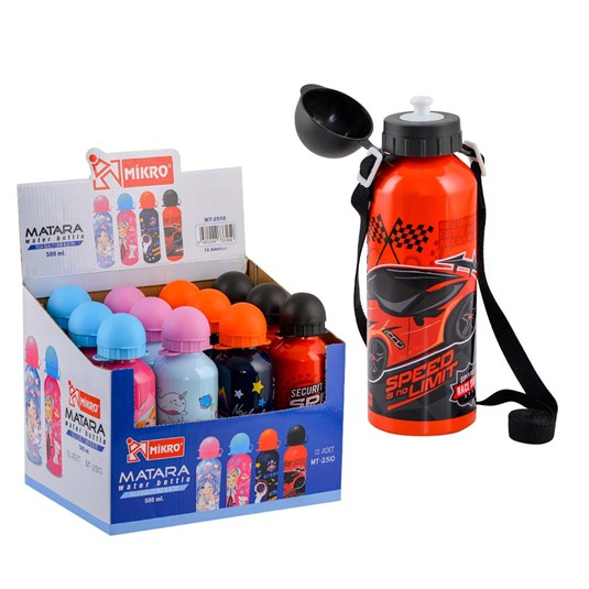 MİKRO MT-2510 ALÜMİNYUM MATARA 500 ML 12Lİ
