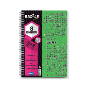 U-DEEP PP KAPAK AYRAÇLI DEFTER 5+3 200YP*16