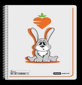 A-4 DAZZLE SPİRALLİ PP (ŞEFFAF) PELLUCİD 4 RENK 96 YP /4