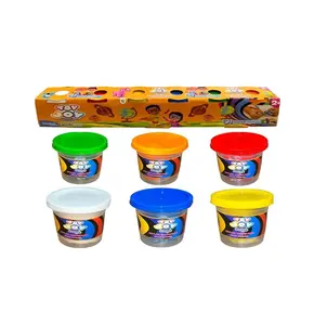 TOY JOY 6 RENK 50GR MİNİ  OYUN HAMURU*24*****