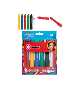 FİXPOİNT P-3332 YÜZ BOYASI 6 RENK 12'Lİ*8