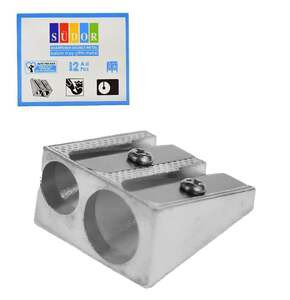 SÜDOR KT-12 KALEMTRAŞ ÇİFTLİ METAL 12'Lİ*120