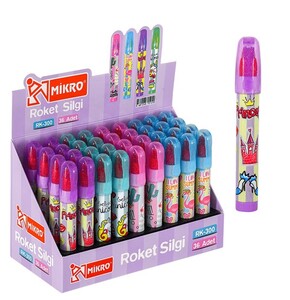 MİKRO RK-300 ROKET SİLGİ 36'LI *18