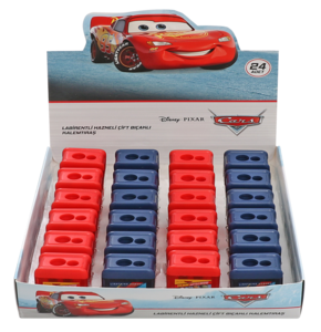KAMP.CARS LABİRENTLİ HAZNELİ ÇİFT BIÇAKLI KALEMTIRAŞ MCQ 24'LÜ ^*720