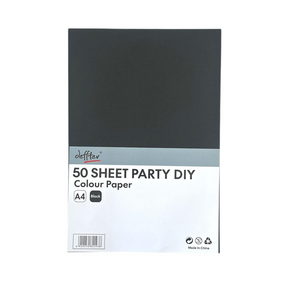 DEFFTER FOTOKOPİ KAĞIDI  SİYAH 50'Lİ*100 >