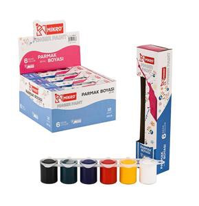 MİKRO PM-6 PARMAK BOYASI 6'LI 22ML *72