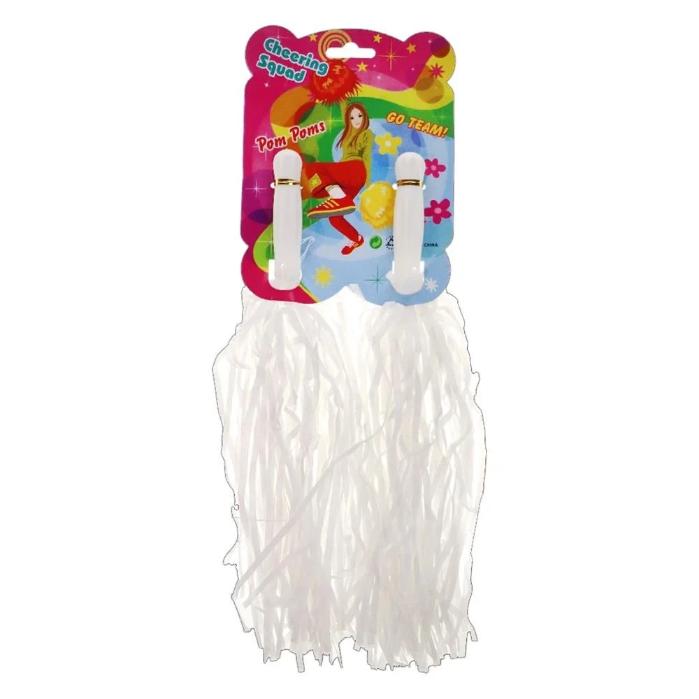 VAGON 4093 ÇİFTLİ KARNAVAL PONPON BEYAZ 12Lİ =*50