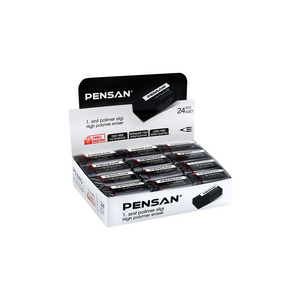 PENSAN PSS-24S SİYAH SİLGİ 24'LÜ*36