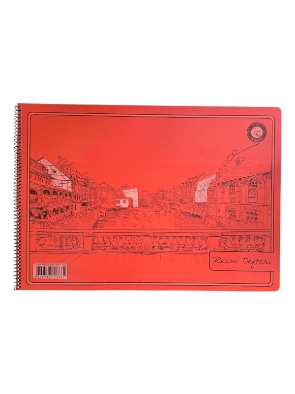 SİNGLE COLOR SP. PP KAPAK RESİM DEFTERİ 35*50 *5