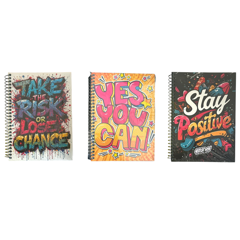 DEFFTER 17X24 SERT KAPAK SP.100YPR. DESENLİ KARELİ  DEFTER *48 > 