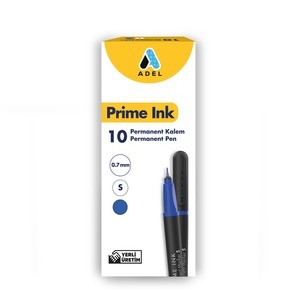 ADEL PERMANENT KALEM S MAVİ 10'LU PAKET >