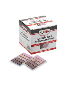 KUPON KYP-551 METALİK YAPIŞKANLI AYRAÇ 48 'Lİ*36