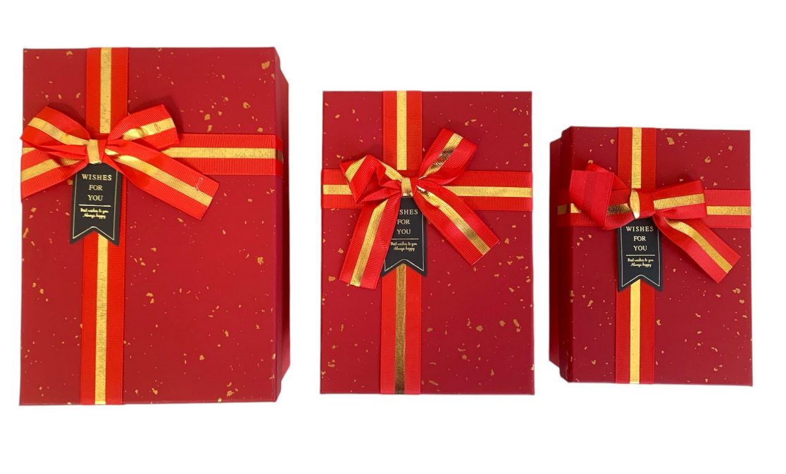 FİXPOİNT K-0974 DÖRTGEN KARMA HEDİYE KUTUSU 3'LÜ >