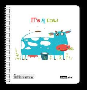 A-4 DAZZLE SPİRALLİ PP (4 RENK)  ULTRA BEYAZ 120 YP ÇİZGİLİ *4