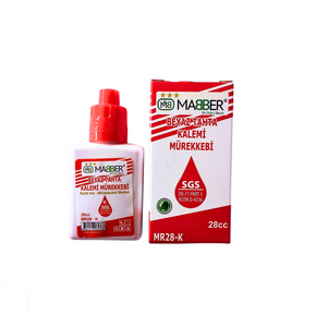 MABER MR28-K BEYAZ TAHTA KALEMİ MÜREKKEBİ KIRMIZI 6'LI