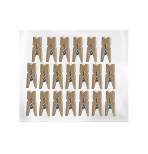 EMİN NATUREL AHŞAP MANDAL 3,5CM* 12'Lİ*12