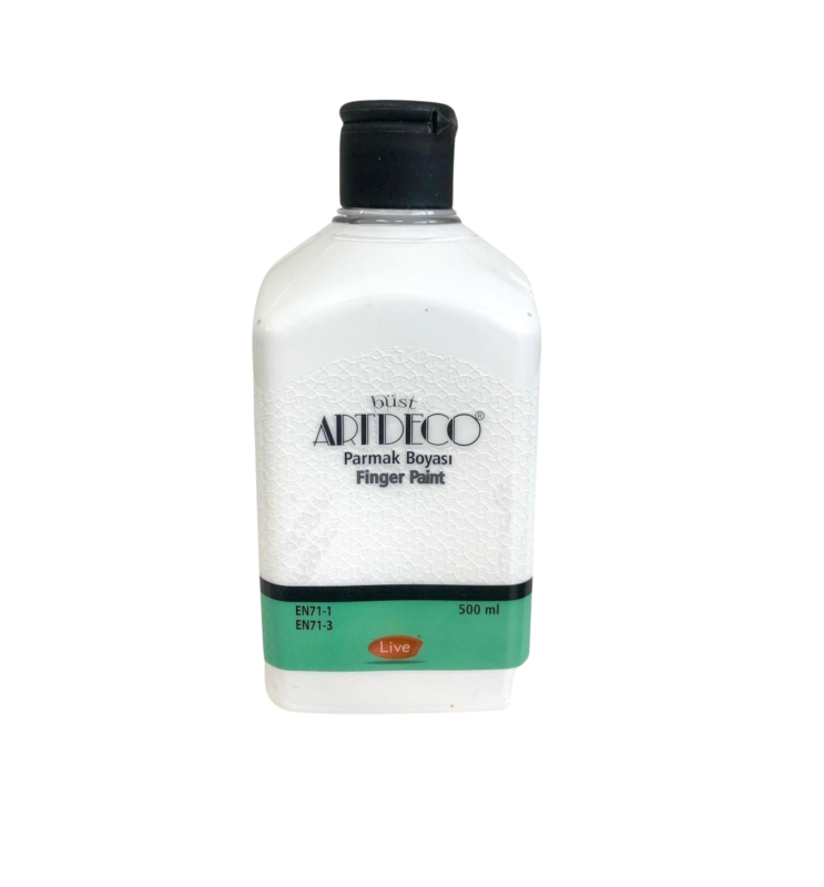ARTDECO PARMAK BOYASI 500ML BEYAZ *36 > ARTDECO PARMAK BOYASI 500ML BEYAZ *36 >