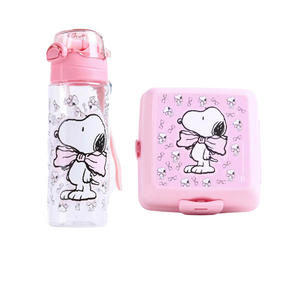 SNOOPY SAKLAMA KABI + MATARA SET >