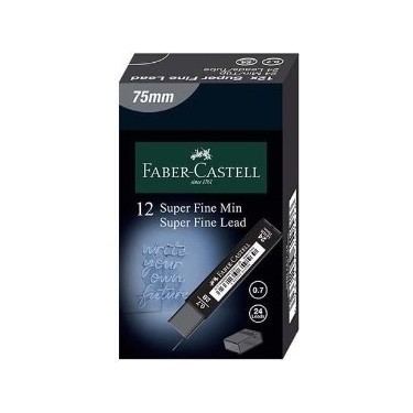 FABER CASTELL FİNE T.BLACK 2B 0.7MM 75MM 12'Lİ