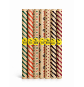 FİO KRAFT DESENLİ AMBALAJ KAĞIDI 70*100 60'LI PAKET >