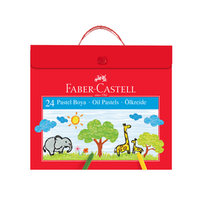 FABER CASTELL ÇANTALI PASTEL BOYA 24 RENK *36