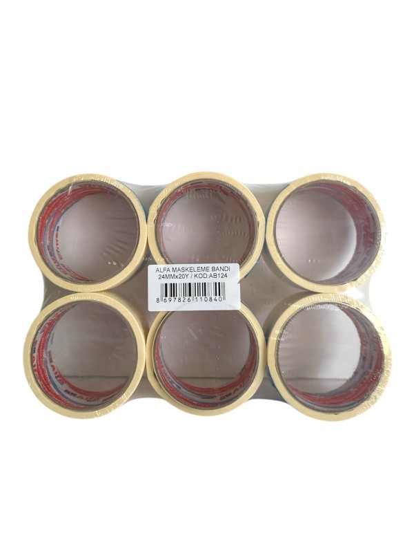 ALFA AB124 MASKELEME BANTI 24MMX20YDS 12'Lİ *144