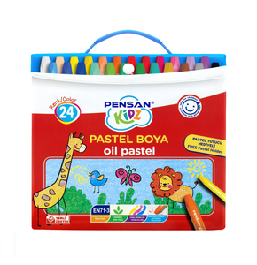 PENSAN KIDZ ÇANTALI PASTEL BOYA 24 RENK