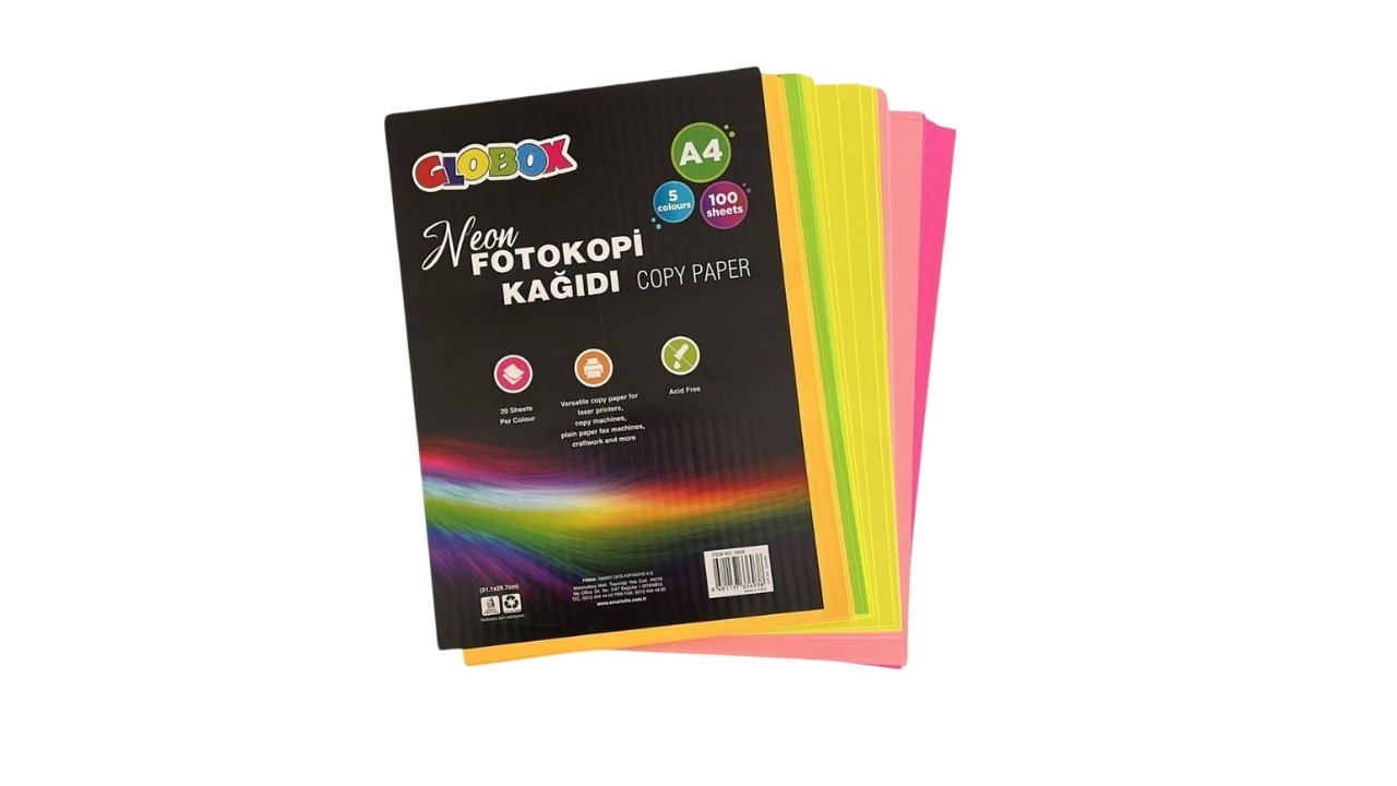 SMART 3693 A4  FOTOKOPİ KAĞIDI NEON*24