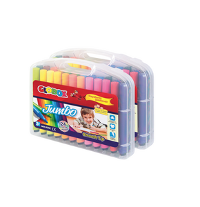 GLOBOX 1517 JUMBO ÜÇGEN KEÇELİ KALEM 24 RENK *72