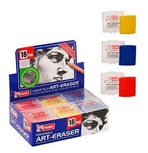 MİKRO HS-20 RENKLİ HAMUR SİLGİ 18'Lİ*36