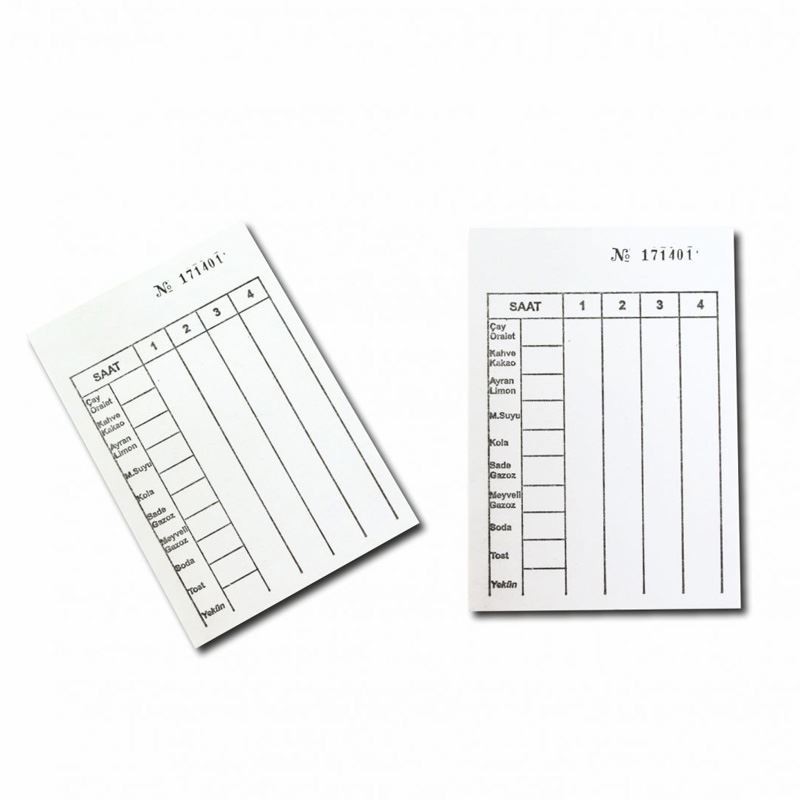 PASTEL YAZ BOZ SİPARİŞ FİŞİ 10'LU*20