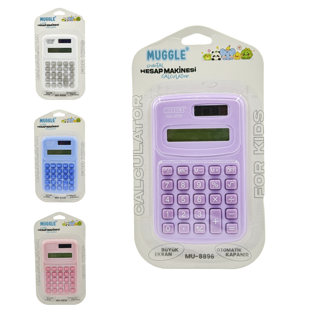 MUGGLE MU-8896 HESAP MAKİNESİ MİNİ 8DİGİT