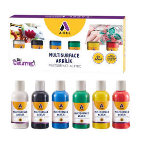 ADEL 60ML MULTİSURFACE AKRİLİK 6'LI *30