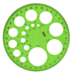 ARK 070  YUVARLAK ŞABLON DAİRE 24'LÜ *30