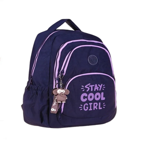 KAUKKO CRAZY SIRT ÇANTASI (NAVY BLUE)