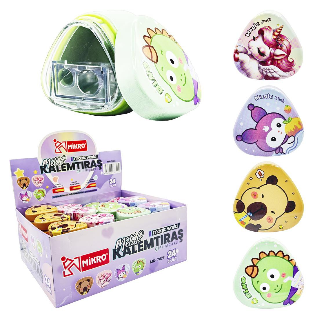 MİKRO MK-7423 KALEMTIRAŞ MAGIC WORLD 24LÜ