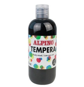ALPINO DM-030180 TEMPERA SULU BOYA 250ML-SİYAH