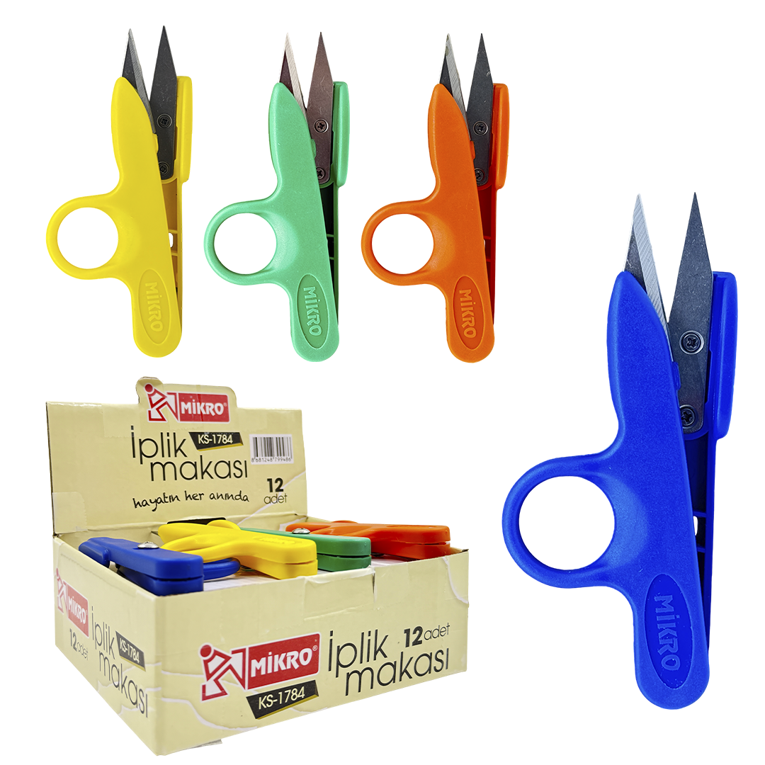 MİKRO KS-1784 İPLİK MAKASI 12Lİ