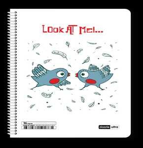 A-4 DAZZLE SPİRALLİ PP (4 RENK) ULTRA BEYAZ 72 YP ÇİZGİLİ *6