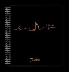 A-4 DAZZLE BLACK SPİRALLİ PP KAPAK 60 YP DÜZ *6