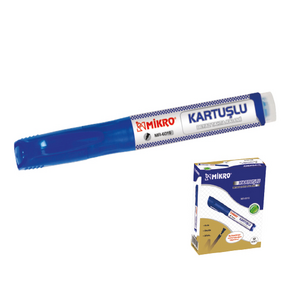 MİKRO MR-6019 KARTUŞLU TAHTA KALEMİ  MAVİ 12Lİ*96