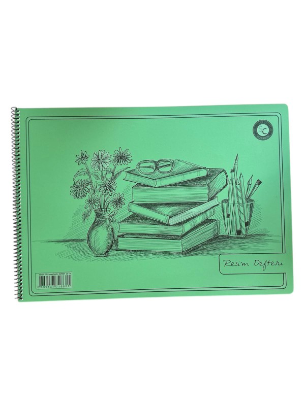 SİNGLE COLOR SP. PP KAPAK RESİM DEFTERİ 35*50 *5