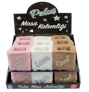 DOLPHIN PP-469 PELUŞ MASA KALEMLİK 18'Lİ