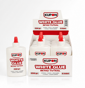 KUPON KBT-250 BEYAZ GLUE TUTKAL 250GR 6'LI *16