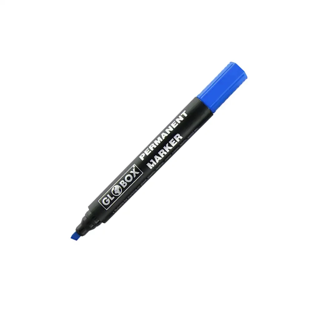 GLOBOX 6922 KESİK UÇ  MAVİ PERMANENT MARKER 12Lİ GLOBOX 6922 KESİK UÇ  MAVİ PERMANENT MARKER 12Lİ